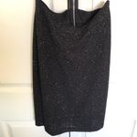 Vintage City Studio Black and Silver Glitter High Neck Mini Dress Size S Photo 2