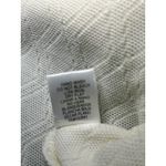 Misa Textured Collared Short Sleeve Cream Top with Black Neck Bow XL Twee Photo 6