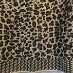 ZARA  Animal Print Sweater - Black and Cream Photo 3