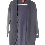 Nike Sportswear Size XS Navy Modern French Terry Open Front Drapey Cardigan Photo 0