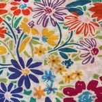 First Love  Double V Loose Fitting Cotton Blend Balloon Slv Floral Cottagecore L Photo 6