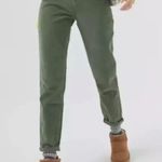 Urban Outfitters Size 28 BDG  Moss Green Faux Suede High Rise Mom Pants Women's Photo 2