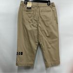 st. john's bay NWT Mid Rise Capri Pants size 10 women’s Khaki Photo 7