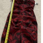 Jump  Apparel Red Black Evening Bodycon Mini Ruched Juniors Size 5/6 Dress #2.. Photo 8