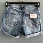 KanCan Mid Rise Distressed Denim Cuffed Jean Shorts Size size 1 Photo 4