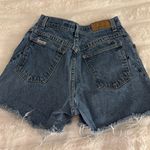 Zenana Outfitters Zenna Women's High-waisted, distressed denim shorts in blue and navy Photo 1