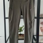 Lululemon Speed Up Crop 21" Olive Green High Rise Leggings Women’s Size 6 Photo 2