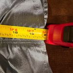 Areli Collection Herms Metallic Satin Cornflower Blue Zipper Closure OnSide Sz 8 Photo 9