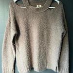 Anthropologie Moth by Size Small Cozy Cut-Out Shoulder Sweater Photo 0