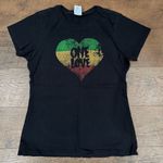 Women’s One Love Heart Crewneck Short Sleeve T Photo 1