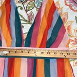 Essue  size medium striped midi dress lined spaghetti straps plunging v-neck NWT Photo 6