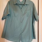 Dressbarn Aqua Button Photo 0