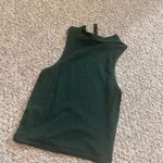 Silver Jeans Co Green Cut Out Fitted Tank Top Photo 5