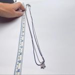 American Eagle Layered Long rhinestones Star necklace blue silver dainty blue Photo 5