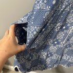 NWT Mable “Fancy” Brand Paisley Bandana Print Blue and White Romper Size S Photo 3