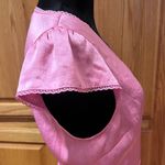 Wilfred  Aritzia Mademoiselle‎ Satin V-Neck Wrap Mini Dress in Bubble Pink Medium Photo 8