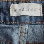 Mind Code Jeans Dark Blue Wash Distressed Ripped Skinny Modern Trendy Size 9 Photo 3