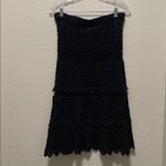 Harold's Charcoal Crochet Skirt Black Size M Photo 4