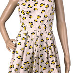 Cooperative Urban Outfitters  leopard print dress Sz 2 Cotton‎ Mini Zip V-back Photo 0