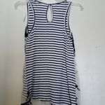 Maurice's Striped tank top with embroidered mesh overlay Photo 7