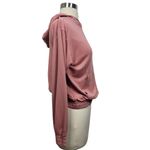 joe's jeans Joe's Women’s Pink Hoodie Sweatshirt Size Small – Casual Pullover Loungewear Photo 4