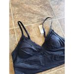 Aerie  Sunnie Blossom Lace Padded Triangle Bralette
True Black Size Small Photo 6