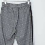 ZARA  Side Stripe Black‎ White Plaid Cropped Trouser Pants Womens Size Medium Photo 7