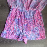 Lilly Pulitzer NEW Zana Skort Romper - Raz Berry Sea You Soon Large Photo 11