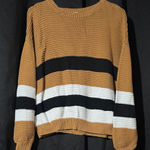 Striped Knit Sweater Photo 0