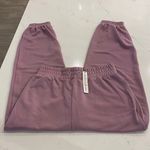 For Love & Lemons NWT Ellie Sweatpants Joggers in Mulberry Large Photo 5