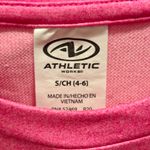 Athletic Works Neon Pink Fitted Moisture-Wicking Exercise Shirt Small Photo 6