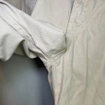 ZARA  Pants Womens Size 8 Beige Flat Front Straight Leg Cargo Pockets Y2K 90s Photo 3