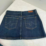 AG Adriano Goldschmied Adriano Goldschmied AG Skirt Size 29 The Mini A-Line Denim Skirt Dark Wash Photo 4