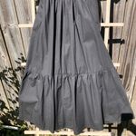 ASTR the Label Poplin Puff Sleeve Tiered Midi Dress Black - Size Small Photo 13