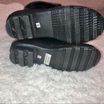 Shoes8teen Rubber Black Buckle Rain Boots Size 6 Photo 3