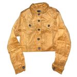 Love Tree  brown corduroy long sleeve cropped jacket Photo 0
