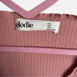 Elodie Pink Tie Front Long Sleeve  Photo 4
