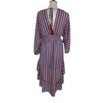 Flying Tomato Women Small Purple Hi Low Dress Long Sleeve Boho Party Photo 5