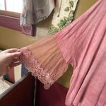 7th Ray  size XL boho USA made lace bell sleeves. Photo 6