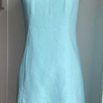 Shoshanna Women's Size 2 Aqua Blue Sleeveless Knee Length Dress with flaw Photo 0