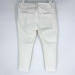 a.n.a  Distressed White Skinny Ankle Jeans Size 2 Photo 3