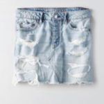American Eagle Vintage High Waisted  Jean Skirt   Photo 1