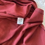 Zenana Outfitters Women's Size M Long Sleeve Side Slit Tunic Top Maroon Red Flowy Oversized Photo 9