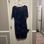 Disney  Lularoe “Julia”Dress Small M
Mickey Minnie Mouse Outline Print
Navy Blue Photo 4