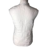 Saint Tropez West  Linen Sleeveless Paisley Print Button Front Shirt Photo 84