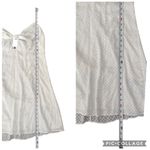 Alice + Olivia White Roe Tie Front Textured Mini Flare Slip Dress Size 12 NEW Photo 11