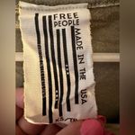 Free People Olive Green Asymmetrical Hem Relaxed Tee XS Photo 7