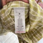 Daisy Street  Green Yellow Juniper Plaid Split Hem Trousers US Small Photo 10