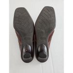 Nurture Lafayette Leather Mules Brown Slip On Shoes Sz 6.5 Kitten Heel Photo 6