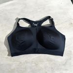 Xersion  Medium Support Black 3X Sports‎ Bra Racerback Front Closure Full Figure Photo 7
